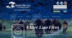 Desktop Screenshot of familyelderlaw.com